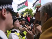 Police detain demonstrators supporting banned group Palestine Action