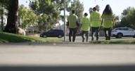 Bakersfield parks crew rushes to aid crash victim