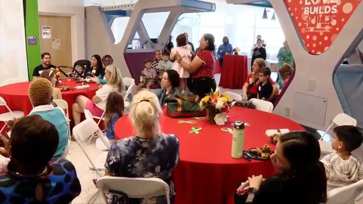 Young patients reunite with their former NICU doctors at Joe DiMaggio Children’s Hospital