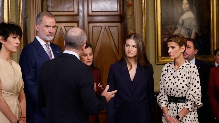 Leonor ejerce como princesa de Viana en su primera visita a Navarra