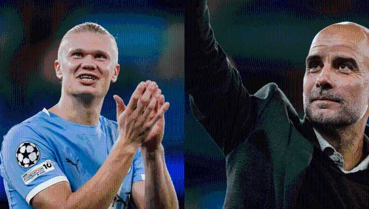 Pep Guardiola elogió a Erling Haaland y lo comparó con Messi y Cristiano: «Excepcional»