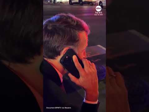 French President Macron calls Trump after getting stuck in NYC traffic