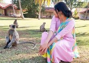 Adah Sharma marks Navratri with a heartwarming gesture towards monkeys