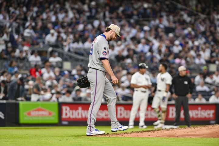 Mets rehabbing starter suffers setback: 'He's running out of time'