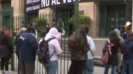 Cientos de personas hacen fila en la Facultad de Odontología de la UBA ante posible veto universitario
