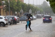Activaron alerta roja por las intensas lluvias en España; hay riesgo de DANA