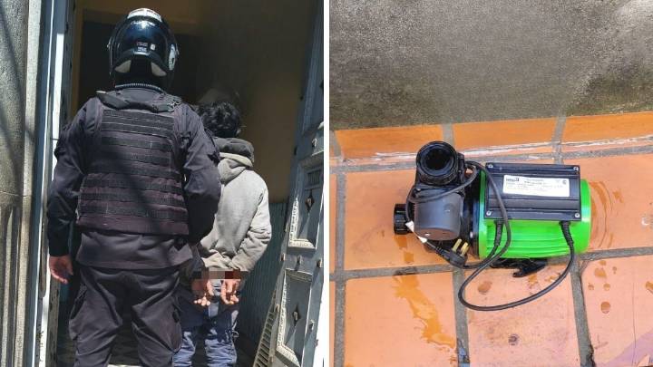 Ladrón y mentiroso: lo denunciaron por robo en los techos pero le dijo a la policía que estaba limpiando canaletas
