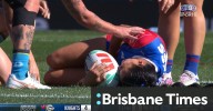 Video: Clydsdale suffers groin complaint