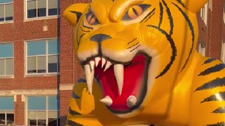 Cuyahoga Falls football players take the field ahead of Week 4