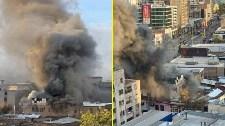 Gran incendio afecta a locales comerciales en Independencia