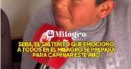 SEBA SE PREPARA PARA CAMINAR ESTE AÑO DE NUEVO