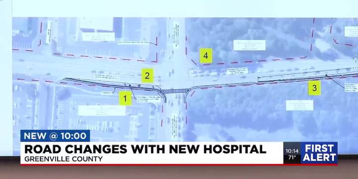 Road changes with new hospital in Greenville Co.