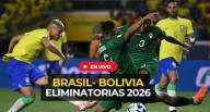 Brasil vs. Bolivia hoy en vivo: transmisión del partido por la última fecha de Eliminatorias 2026 