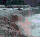 Impresionante caudal de agua llenó La Olla en Aldea Brasilera: cayó granizo en Diamante