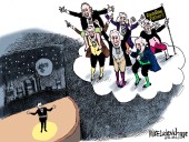 Cartoon: One small step for Kimmel, one giant leap for democracy