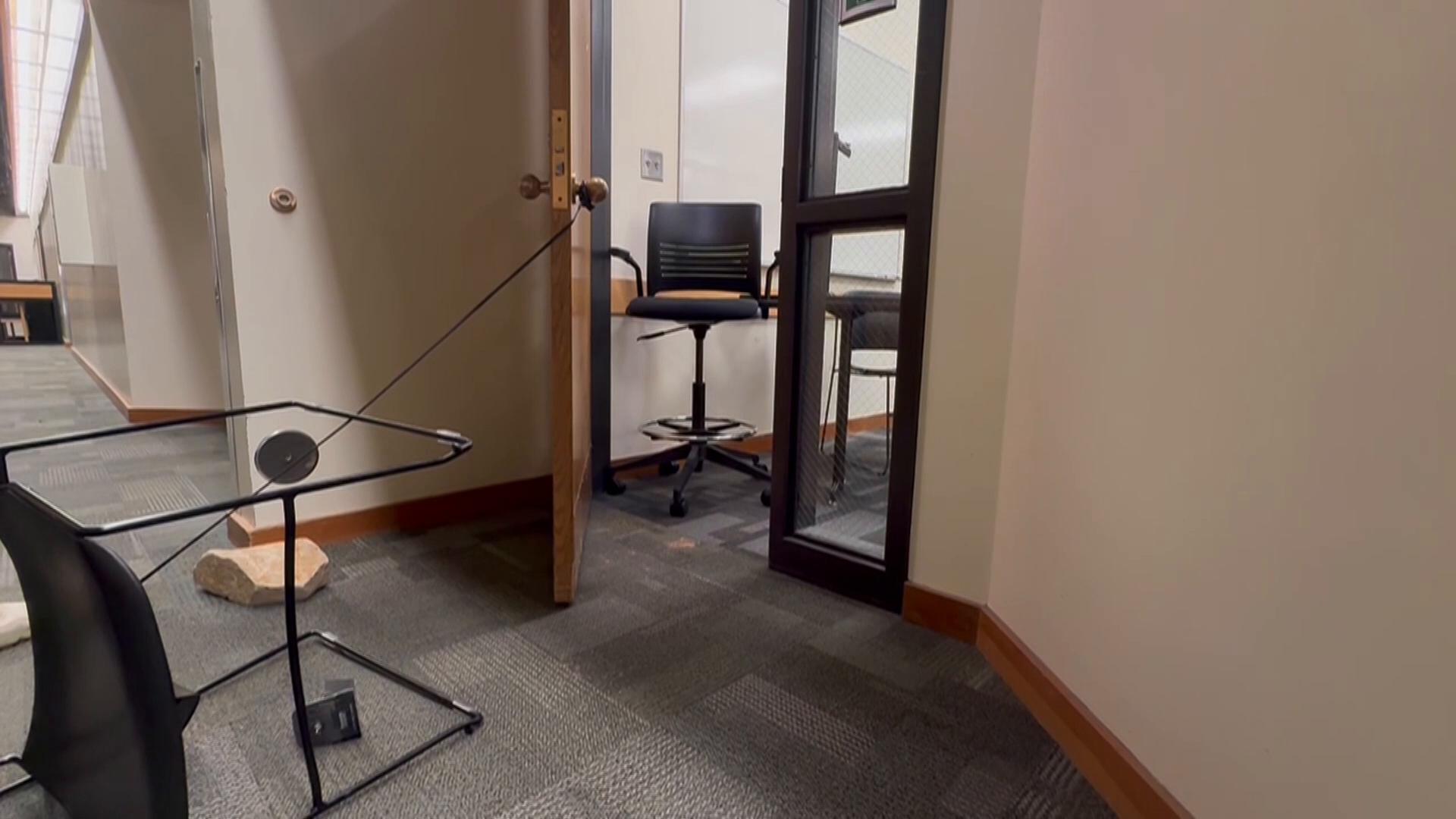 UVU campus classrooms show efforts to barricade doors after Charlie Kirk was shot