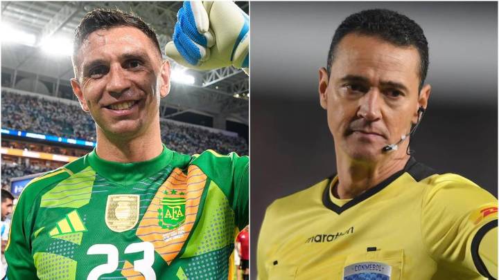 Dibu Martínez criticó al árbitro colombiano Wilmar Roldán tras la derrota de Argentina 1