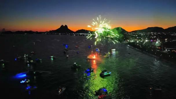 San Carlos celebra las fiestas patrias con desfile náutico