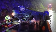 Dos coches se salen de la vía y vuelcan en Saro y en Arnuero