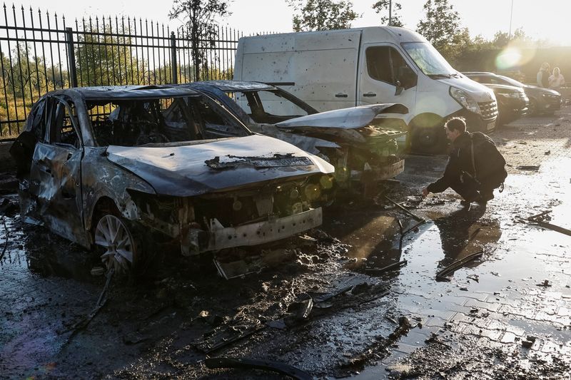 Russia hits Ukraine with barrage of drones, missiles, kills 3, Kyiv says