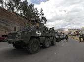 Doce militares heridos y 17 retenidos en protesta en que murió un manifestante en Ecuador