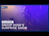 Snoop Dogg Plays Surprise Show In Melbourne Ahead Of AFL Grand Final