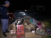 Operativo rural en Presidencia Roca: secuestran mercadería de contrabando