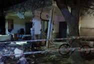 Villa María: un hombre quedó internado tras la explosión de una garrafa que derrumbó su vivienda