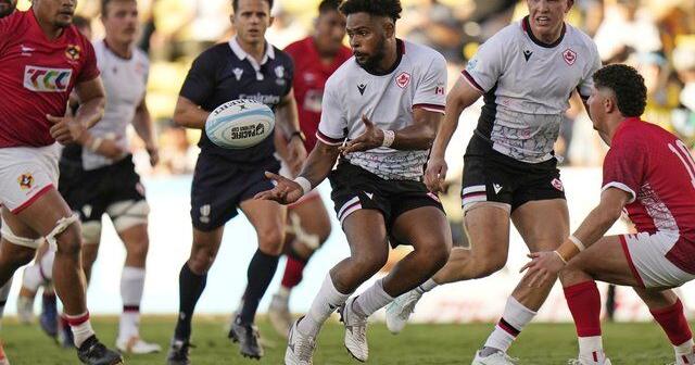 Pellegrini scores 25 points as Tonga defeats Canada in Pacific Nations Cup rugby play