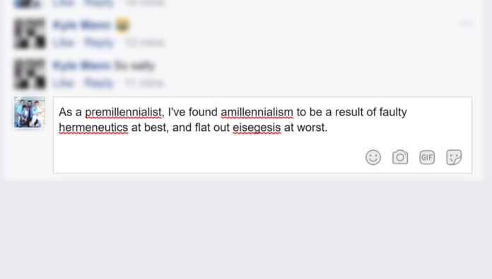 Man Knows He's Entered Theological Deep Waters As Spellcheck Stops Working