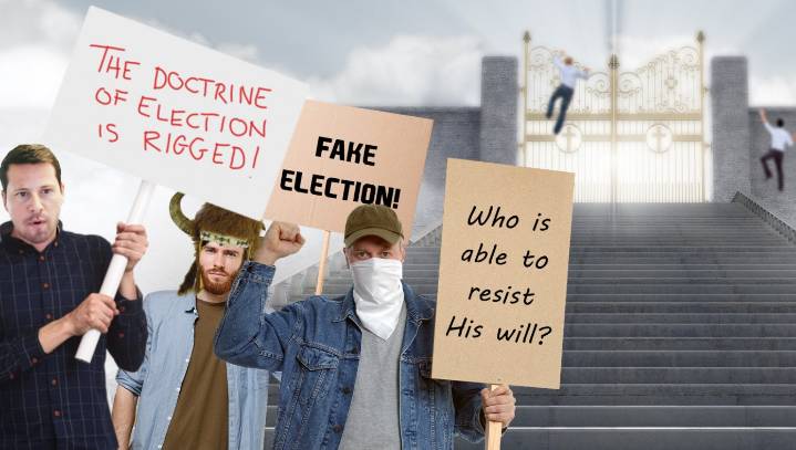 Arminians Storm God's Throne Room To Protest Election