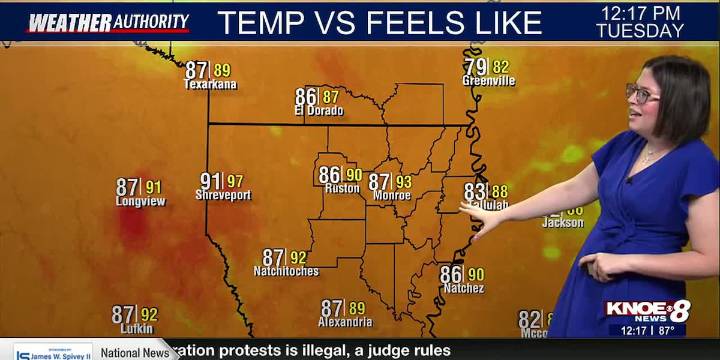 KNOE Tuesday Afternoon Forecast: Limited Rain Chances Today, Warming Up After Tomorrow