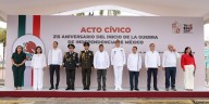 Con acciones que dan justicia y libertad a las y los tabasqueños, Gobierno del Pueblo reivindica ideales que motivaron Guerra de Independencia