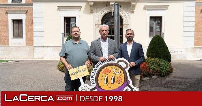 La Diputación destina este año la recaudación de la Paella Solidaria de las Peñas a beneficio de APANAG