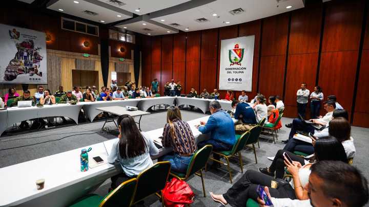 Minería ilegal, refuerzo policial en El Espinal y protección del agro, ejes del consejo de seguridad ampliado en Tolima