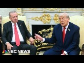 Trump talks Putin, Gaza and the ICE facility shooting at meeting with Erdogan