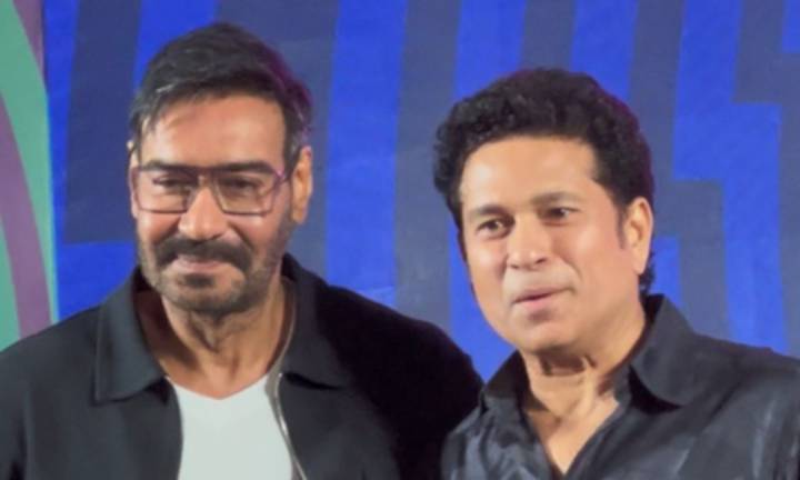 Entertainment meets cricket as Ajay Devgn, Sachin Tendulkar announce second season of ISPL