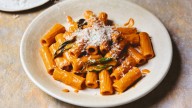 Rigatoni with 'no-vodka sauce' recipe