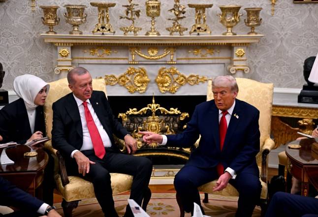 Trump jokes that Turkey’s president ‘knows about rigged elections’