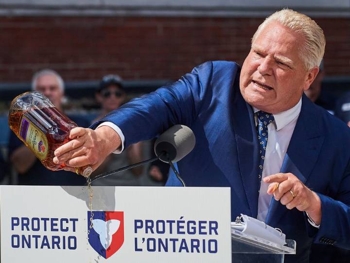 LILLEY UNLEASHED: Doug Ford dumps out bottle of Crown Royal