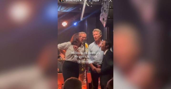 Feijóo celebra su cumpleaños en A Coruña cantando "Mi limonero" y declarando que le "Gusta la fruta"