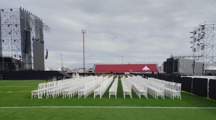 Alistan escenario para informe de Cruz mañana