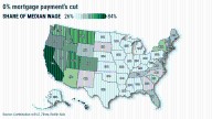 If mortgage rates were 0%, median wages qualify buyers in just 12 states