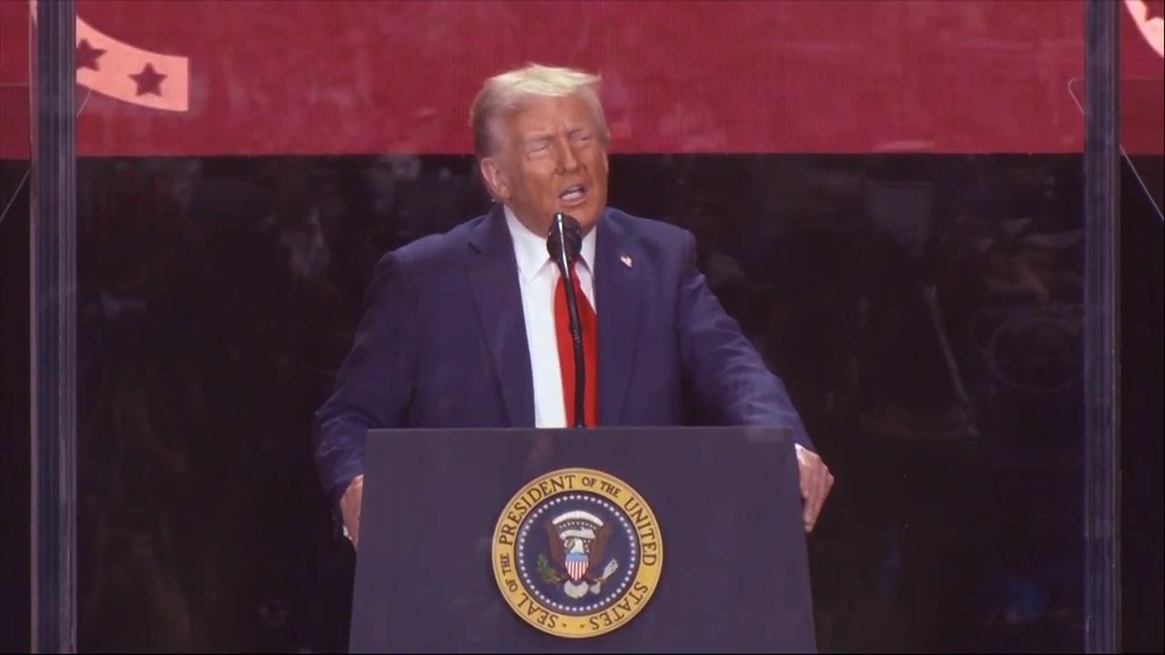 Trump calls Charlie Kirk a 'martyr' for American freedom in memorial service