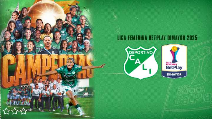 ¡Deportivo Cali Femenino, campeón de la Liga Femenina BetPlay DIMAYOR 2025!