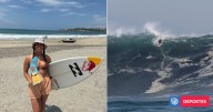 Dominique Charrier hace historia: chilena conquista el Big Wave Challenge a "mejor remada de una ola"