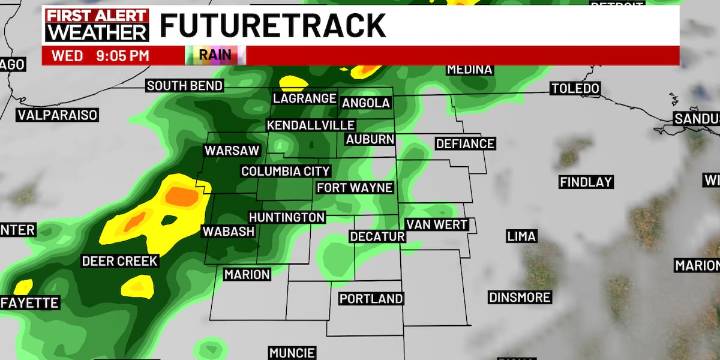 First Alert Forecast: Tracking rain later tonight, cold front on the way