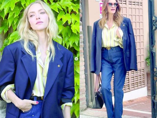 Amanda Seyfried turns heads in Julia Roberts' outfit