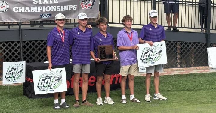 CCHS boys repeat as golf state champions, Camel girls finish second