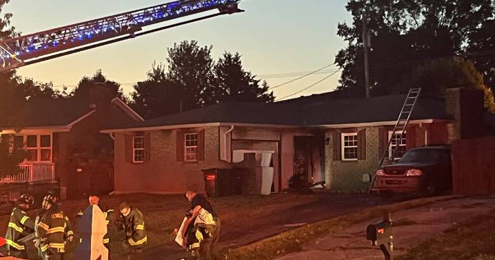 1 person displaced after house fire on Canonero Drive in Lexington